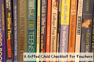 A Gifted Child Checklist for Teachers
